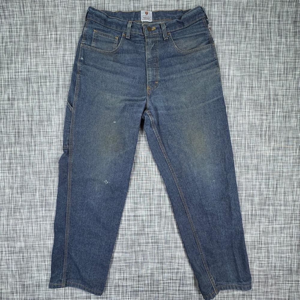 Tyndale Men's Jeans Flame Resistant FR Workwear Carpenter Blue 34x29 Made in USA